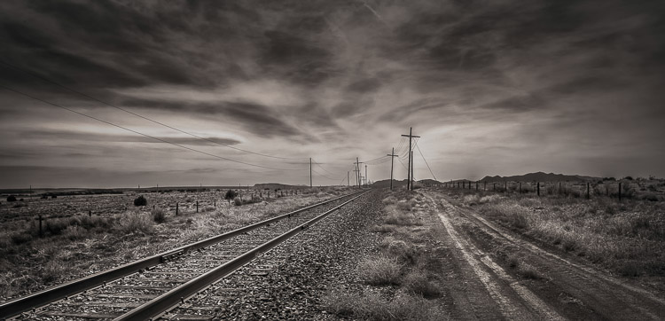 Tracks Between Galisteo and Lamy NM